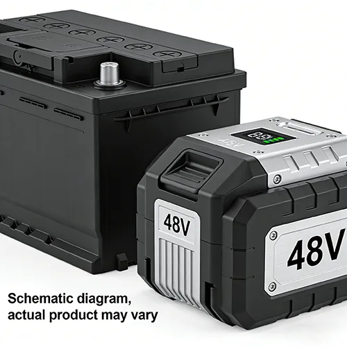 48V Battery System – Choose maintenance-free lead-acid or long-life 240Ah lithium battery – up to 8 hours runtime.