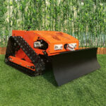 VTC550-90 Brushless Remote Control Crawler Weed Mower with snow plough - Image 5