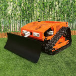 Brushless Remote Control Crawler Weed Mower (VTC550-90 with snow plough)
