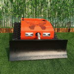 VTC550-90 Brushless Remote Control Crawler Weed Mower with snow plough - Image 3