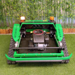 Green Remote Control Rubber Track Brush Mower (VTLM800) - Image 4