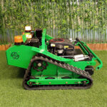 Green Remote Control Rubber Track Brush Mower (VTLM800) - Image 3