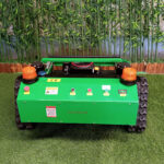 Green Remote Control Rubber Track Brush Mower (VTLM800) - Image 2