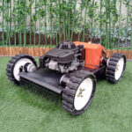 Remote Operated Wheeled Robotic Mower (VTW550-90) 85mm Cutting Height With Solid Tires - Image 2