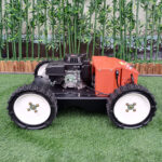 Remote Operated Wheeled Robotic Mower (VTW550-90) 85mm Cutting Height With Solid Tires - Image 3