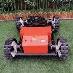 Remote Operated Wheeled Robotic Mower (VTW550-90) 85mm Cutting Height With Solid Tires