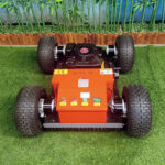 Remote-controlled Wheeled Mowing Robot (VTW550-90) With Turf Tires