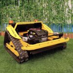 Yellow Remote Controlled Tracked Brush Mower (VTLM800) - Image 4