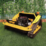Yellow Remote Controlled Tracked Brush Mower (VTLM800)